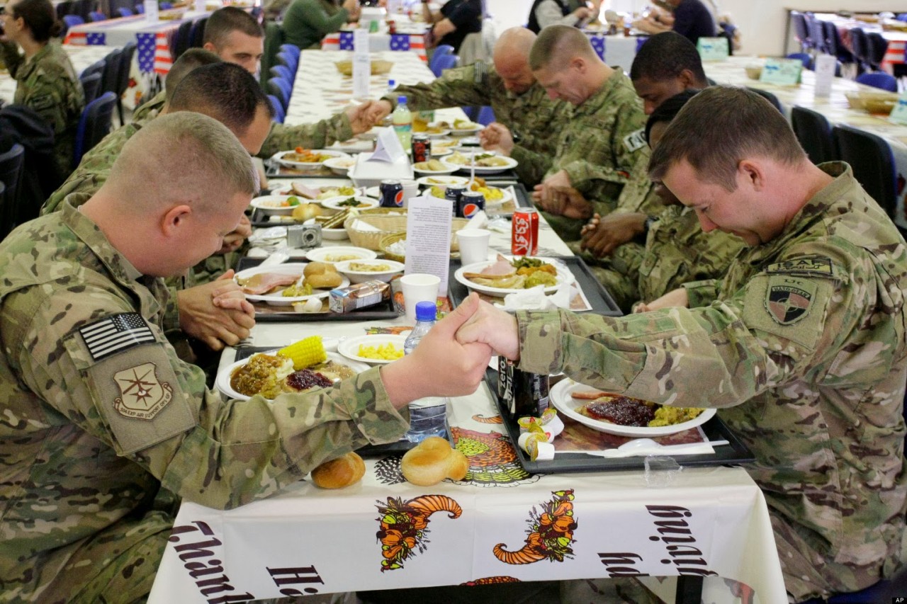 troops thanksgiving