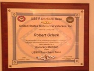 Razorback plaque